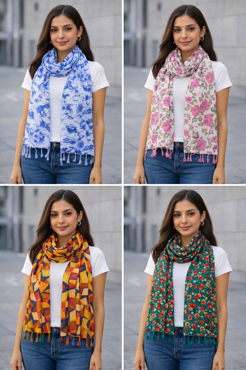 China Cotton 22/72 Stoles